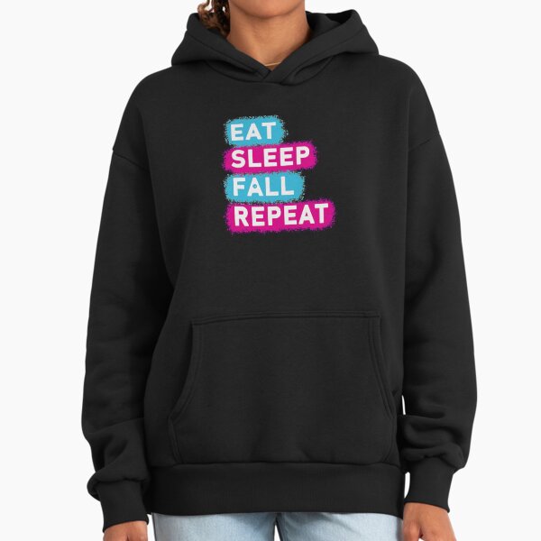 Eat, Sleep, Fall, and Repeat - Adult & Kids T-Shirts, Sweatshirts & Hoodies apparel design preview 1