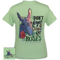 Girlie Girl Originals Preppy Eat Roses Donkey - Adult & Kids T-Shirts, Sweatshirts & Hoodies apparel design preview 1
