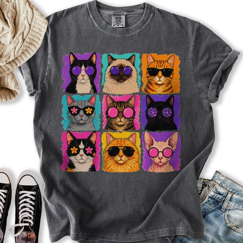 Cool Cats Color Pop - Adult & Kids T-Shirts, Sweatshirts & Hoodies apparel design preview 1