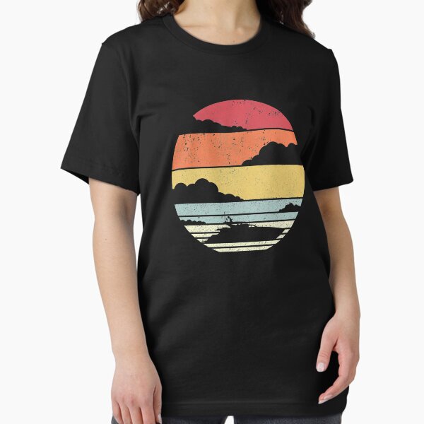 Yacht Graphic. Retro Style Boat Design - Adult & Kids T-Shirts, Sweatshirts & Hoodies apparel design preview 1