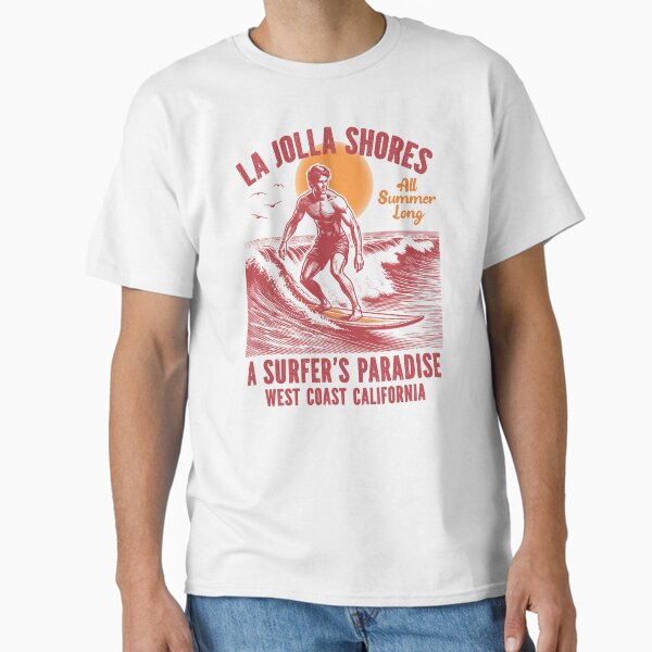 Surfing La Jolla Shores Surfers Paradise San Diego - Adult & Kids T-Shirts, Sweatshirts & Hoodies apparel design preview 1