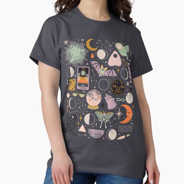 Lunar Pattern: Blue Moon - Adult & Kids T-Shirts, Sweatshirts & Hoodies apparel design preview 1