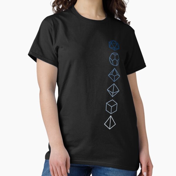 Dungeons and Dragons Dice Blue Fade - Adult & Kids T-Shirts, Sweatshirts & Hoodies apparel design preview 1