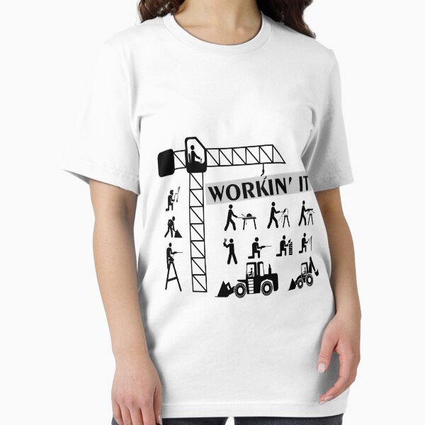 Workin It Blue Collar Workers - Adult & Kids T-Shirts, Sweatshirts & Hoodies apparel design preview 1
