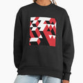 PATTERN VICE TREND CUBE RED BLACK WHITE N.5 - Adult & Kids T-Shirts, Sweatshirts & Hoodies apparel design preview 1