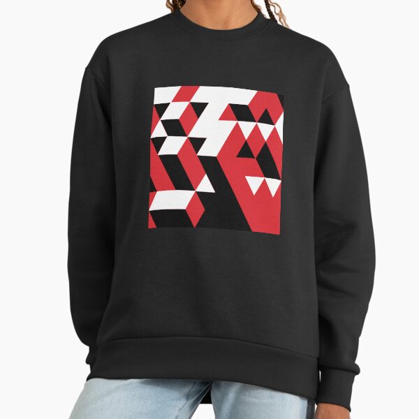 PATTERN VICE TREND CUBE RED BLACK WHITE N.5 - Adult & Kids T-Shirts, Sweatshirts & Hoodies apparel design preview 1