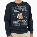 Jolly Old Saint Nick Nicolas Cage Christmas - Adult & Kids T-Shirts, Sweatshirts & Hoodies apparel design preview 1