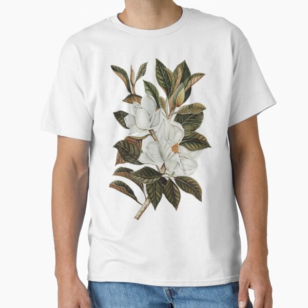 Vintage Magnolia Botanical Illustration - Adult & Kids T-Shirts, Sweatshirts & Hoodies apparel design preview 1