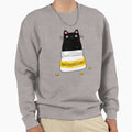 FUR ANTIDEPRESSANT Cute black cat illustration. A - Adult & Kids T-Shirts, Sweatshirts & Hoodies apparel design preview 1