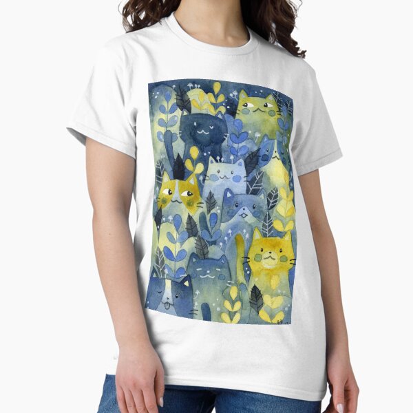 Kitty forest - Adult & Kids T-Shirts, Sweatshirts & Hoodies apparel design preview 1