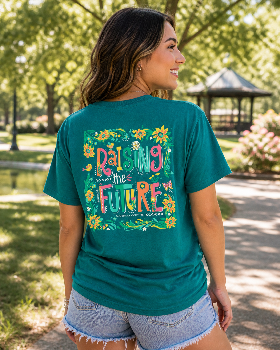 Southern Couture Classic Raising The Future Mom - Adult & Kids T-Shirts, Sweatshirts & Hoodies apparel design preview 1