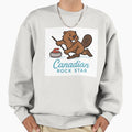 Canadian Rock Star Beaver Curling - Adult & Kids T-Shirts, Sweatshirts & Hoodies apparel design preview 1