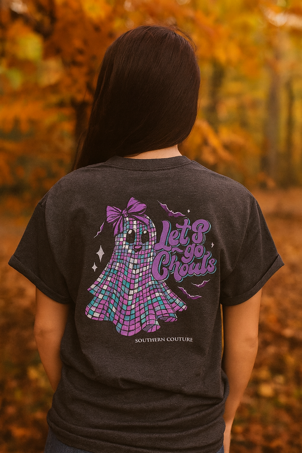 Southern Couture Classic Let's Go Ghouls Fall - Adult & Kids T-Shirts, Sweatshirts & Hoodies apparel design preview 1