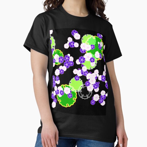 Purple cherry blossoms in the water - Adult & Kids T-Shirts, Sweatshirts & Hoodies apparel design preview 1