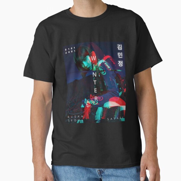Aespa Winter SAVAGE Glitch Version - Adult & Kids T-Shirts, Sweatshirts & Hoodies apparel design preview 1