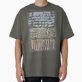 Three Grains Textured Monoprint Slate Rainbow Sorbet - Adult & Kids T-Shirts, Sweatshirts & Hoodies apparel design preview 1