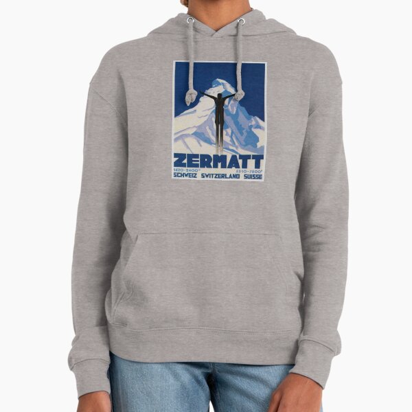 Vintage Zermatt Switzerland Travel - Adult & Kids T-Shirts, Sweatshirts & Hoodies apparel design preview 1