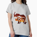 Africa's Big Five Animals Silhouettes - Adult & Kids T-Shirts, Sweatshirts & Hoodies apparel design preview 1