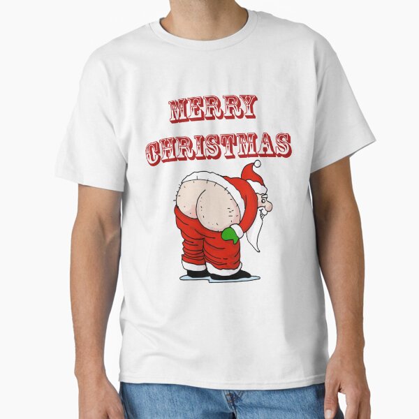 Santa's Butt, Merry Christmas - Adult & Kids T-Shirts, Sweatshirts & Hoodies apparel design preview 1