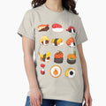 Love Guinea Pig Sushi Pink Background - Adult & Kids T-Shirts, Sweatshirts & Hoodies apparel design preview 1