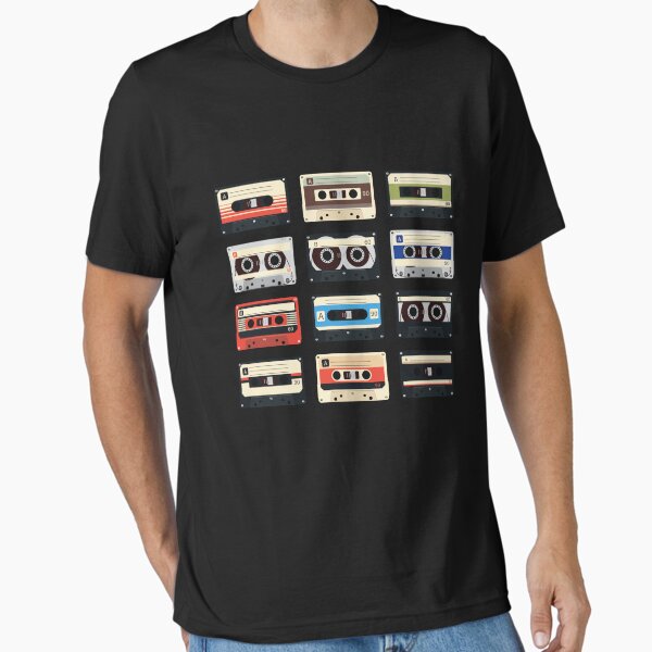 80's Cassette Tapes Montage - Adult & Kids T-Shirts, Sweatshirts & Hoodies apparel design preview 1