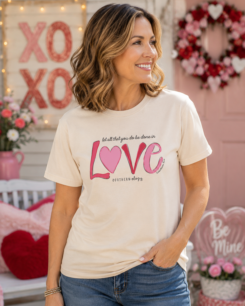 Southernology Done in Love Comfort Colors - Adult & Kids T-Shirts, Sweatshirts & Hoodies apparel design preview 1