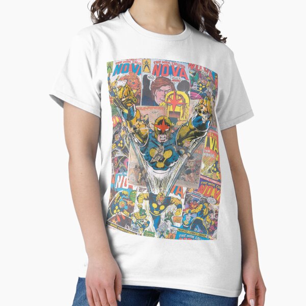 Vintage Comic Nova - Adult & Kids T-Shirts, Sweatshirts & Hoodies apparel design preview 1