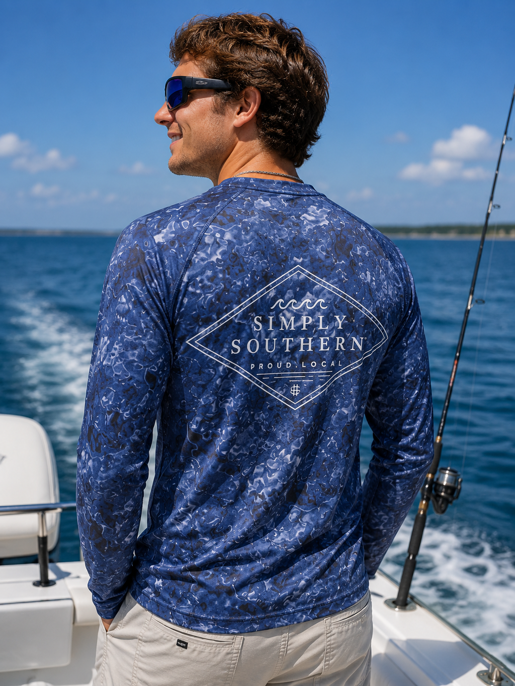 Simply Southern Waves Rash Guard Swim UV Protection - Adult & Kids T-Shirts, Sweatshirts & Hoodies apparel design preview 1
