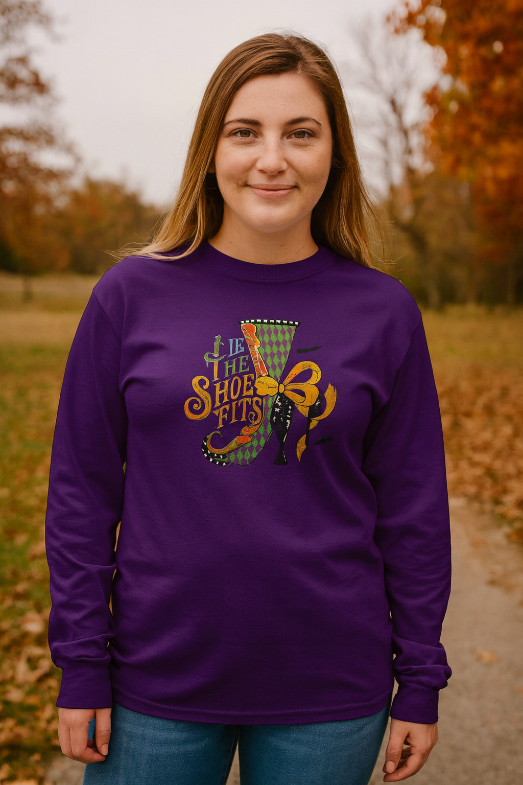 Southern Couture Soft If The Shoe Fits Fall - Adult & Kids T-Shirts, Sweatshirts & Hoodies apparel design preview 1