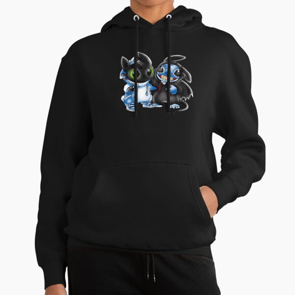 Stitch And Toothless Change Uniform Costume - Adult & Kids T-Shirts, Sweatshirts & Hoodies apparel design preview 1