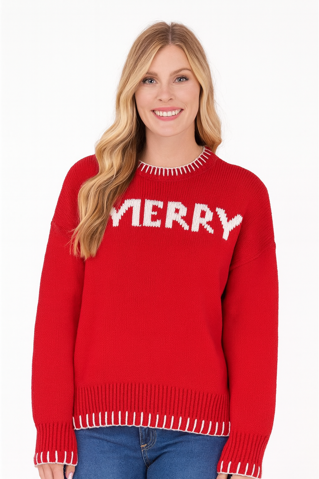 Simply Southern Merry Holiday Imee Sweater - Adult & Kids T-Shirts, Sweatshirts & Hoodies apparel design preview 1