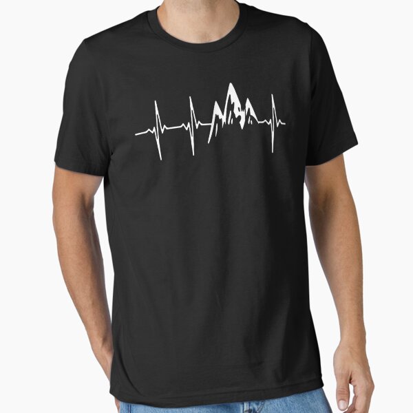 MOUNTAIN IN MY HEARTBEAT - Adult & Kids T-Shirts, Sweatshirts & Hoodies apparel design preview 1