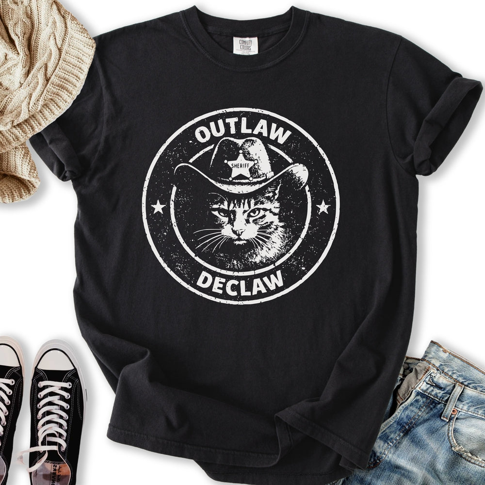 Outlaw Declaw - Adult & Kids T-Shirts, Sweatshirts & Hoodies apparel design preview 1