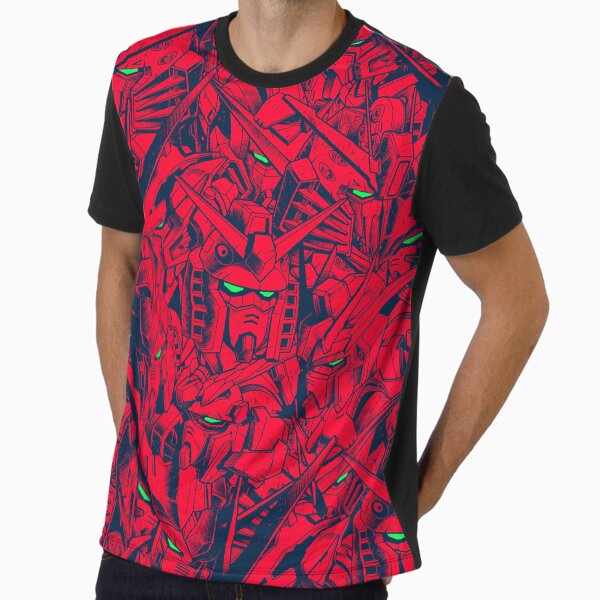 Gundam Camo Magenta Graphic - Adult & Kids T-Shirts, Sweatshirts & Hoodies apparel design preview 1