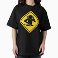 DJ at Work Music Zone Sign - Adult & Kids T-Shirts, Sweatshirts & Hoodies apparel design preview 1