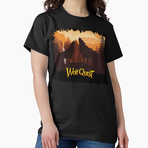 Tower Fall Howl WolfQuest Dream - Adult & Kids T-Shirts, Sweatshirts & Hoodies apparel design preview 1
