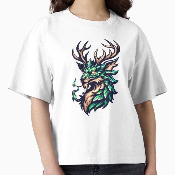 Dragon Stag Mystic animal fusion - Adult & Kids T-Shirts, Sweatshirts & Hoodies apparel design preview 1