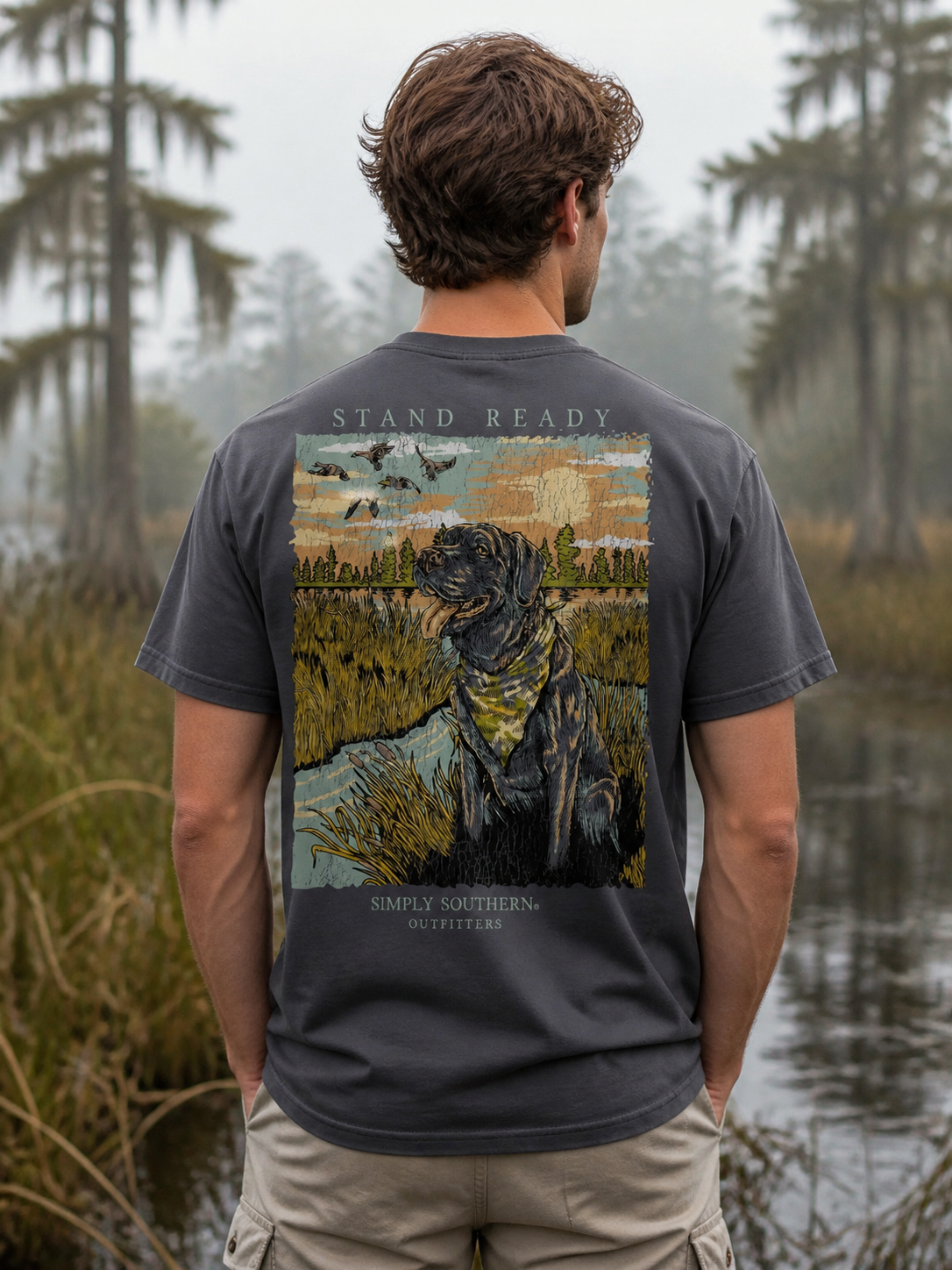 Simply Southern Outfitters Ready Dog Mineral Washed - Adult & Kids T-Shirts, Sweatshirts & Hoodies apparel design preview 1