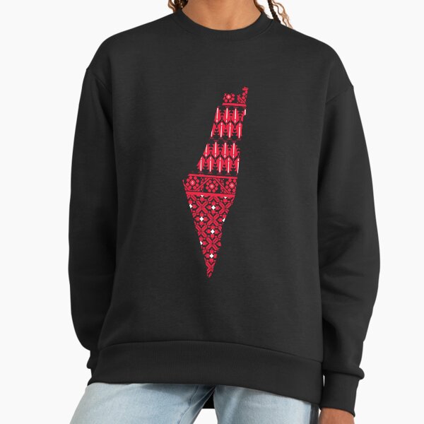 Palestinian keffiyeh Palestine map Tatreez Pattern - Adult & Kids T-Shirts, Sweatshirts & Hoodies apparel design preview 1