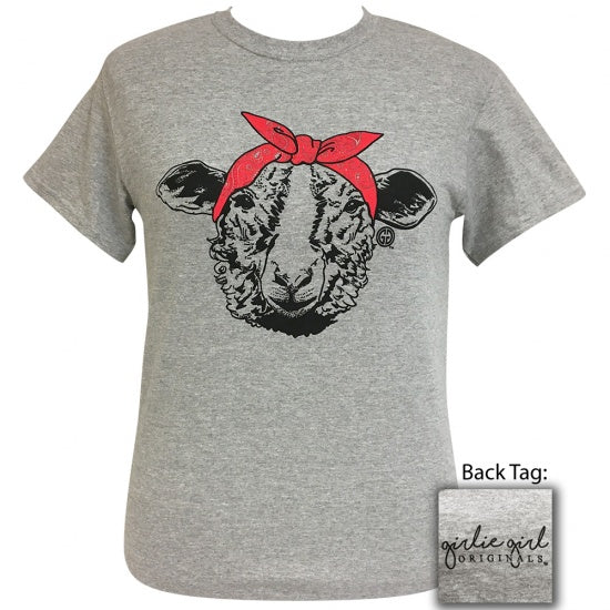 SALE Girlie Girl Originals Preppy Bandana Sheep - Adult & Kids T-Shirts, Sweatshirts & Hoodies apparel design preview 1