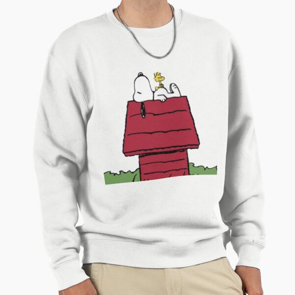 Snoopy Woodstock Chill on the Doghouse Roof - Adult & Kids T-Shirts, Sweatshirts & Hoodies apparel design preview 1