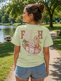 Simply Southern Stitched Pattern Duck Faith Fern - Adult & Kids T-Shirts, Sweatshirts & Hoodies apparel design preview 1