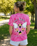 SALE Southern Attitude Bee Lieve Cancer Hope Tie Dye - Adult & Kids T-Shirts, Sweatshirts & Hoodies apparel design preview 1
