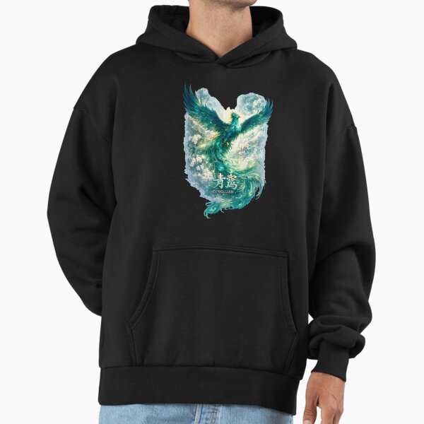 Qingluan Mythical Phoenix Bird Chinese Mythology - Adult & Kids T-Shirts, Sweatshirts & Hoodies apparel design preview 1