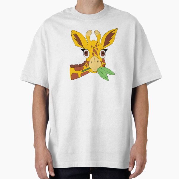 Shocked Giraffe eating leaves - Adult & Kids T-Shirts, Sweatshirts & Hoodies apparel design preview 1