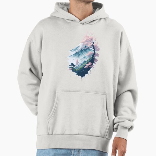 Japan nature watercolor - Adult & Kids T-Shirts, Sweatshirts & Hoodies apparel design preview 1
