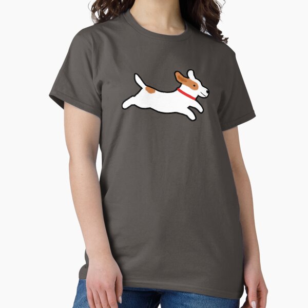 Cute Jack Russell Terrier Running Dog - Adult & Kids T-Shirts, Sweatshirts & Hoodies apparel design preview 1