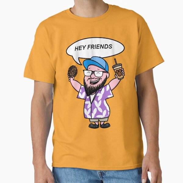 Paging Mr Morrow Theme Park Vlogger Hey Friends - Adult & Kids T-Shirts, Sweatshirts & Hoodies apparel design preview 1
