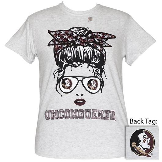 Girlie Girl Originals Preppy Florida State Messy Bun - Adult & Kids T-Shirts, Sweatshirts & Hoodies apparel design preview 1