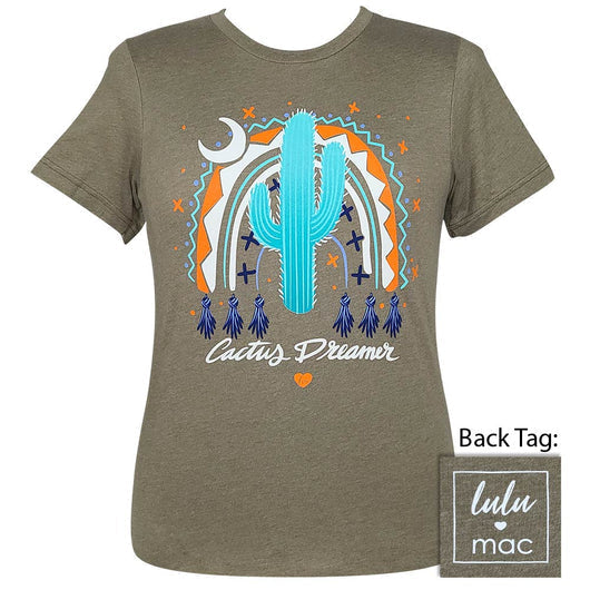 Girlie Girl Lulu Mac Cactus Dreamer Canvas - Adult & Kids T-Shirts, Sweatshirts & Hoodies apparel design preview 1